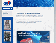 Tablet Screenshot of grip.ch
